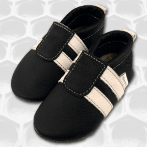 Krabbelschuhe "Sportis" Schwarz