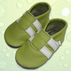 Krabbelschuhe "Sportis" Lemongrün