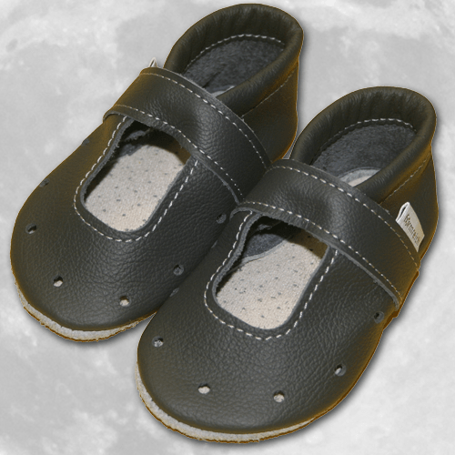 Krabbelschuhe Sommerschuh Anthrazit