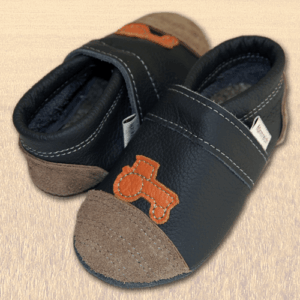 Krabbelschuhe Trecker Anthrazit