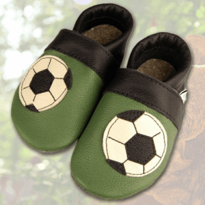 Krabbelschuhe Fußball Gras-Schwarz