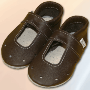 Krabbelschuhe Sommerschuh Braun