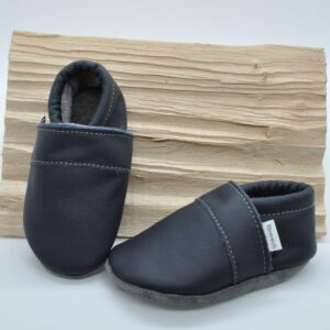 gefütterte Krabbelschuhe Marine Gr.22/23 – SALE