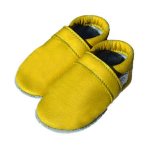 Krabbelschuhe Warm-Up Gelb