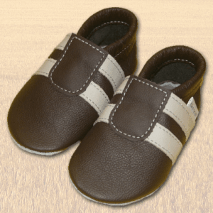 Lederpuschen Sportis Braun