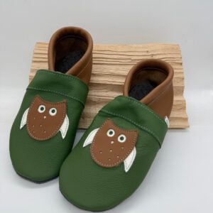 Hausschuhe mit Eulen Applikation Gr. 32/33 SALE