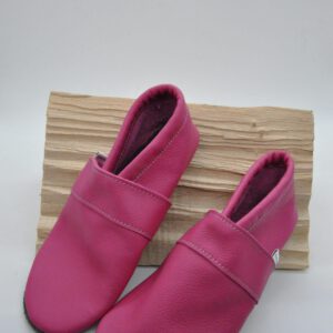 Lederpuschen Pink Gr.34/35 – SALE