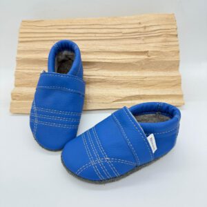 gefütterte blaue Krabbelschuhe Gr. 20/21 SALE